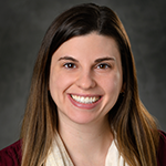 Academic Advisor Jessica Knerr smiling.
